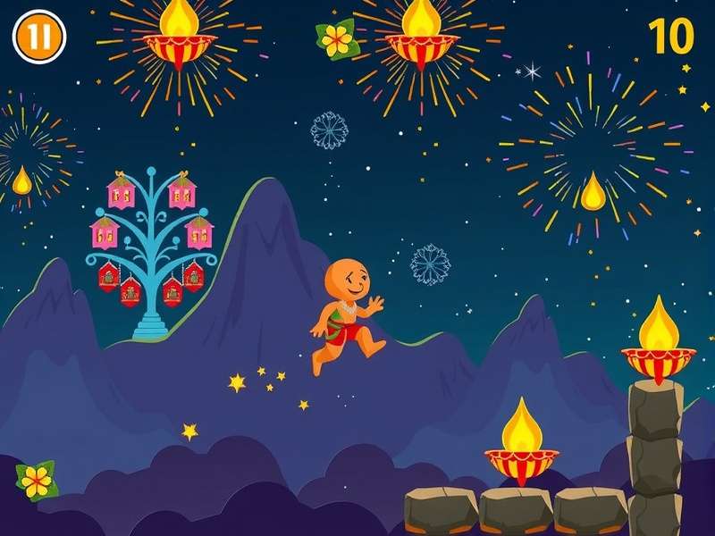 Ginger Jump Champion Diwali special edition with fireworks